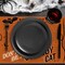 4Pcs Halloween Placemats Pumpkin Bat Black Cat Skeleton Table Mat(Colorful)